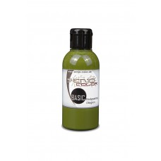 Senjo Color BASIC Airbrush ink Боя за еърбръш и бодиарт, 75 ml Olive green / Маслиненo  зелено, TSB01313